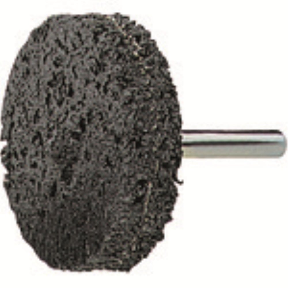 トラスコ中山 CNS軸付ユニホイール（軸径6mm） ＃120相当 外径49mm