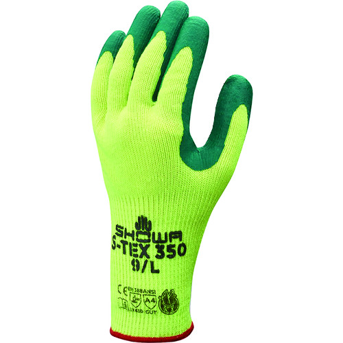 ■ショーワグローブ SHOWA 耐切創手袋 ハガネコイル S-TEX350 グリーン XLサイズ S-TEX350-XL