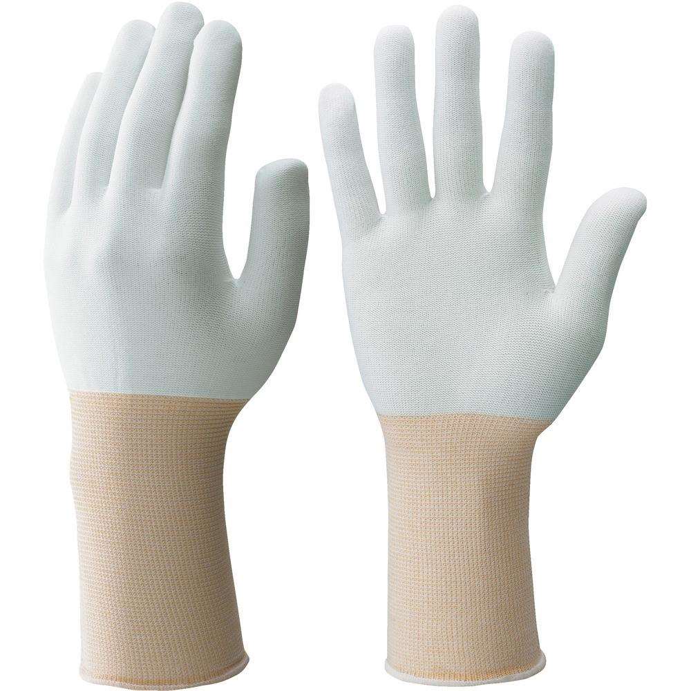 ■ショーワグローブ SHOWA フィットロング手袋20枚入 B0615 ホワイト Lサイズ B0615L B0615L