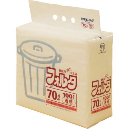 ■サニパック　Ｆ‐７Ｃ環優包装７０Ｌ透明　F-7C-CL