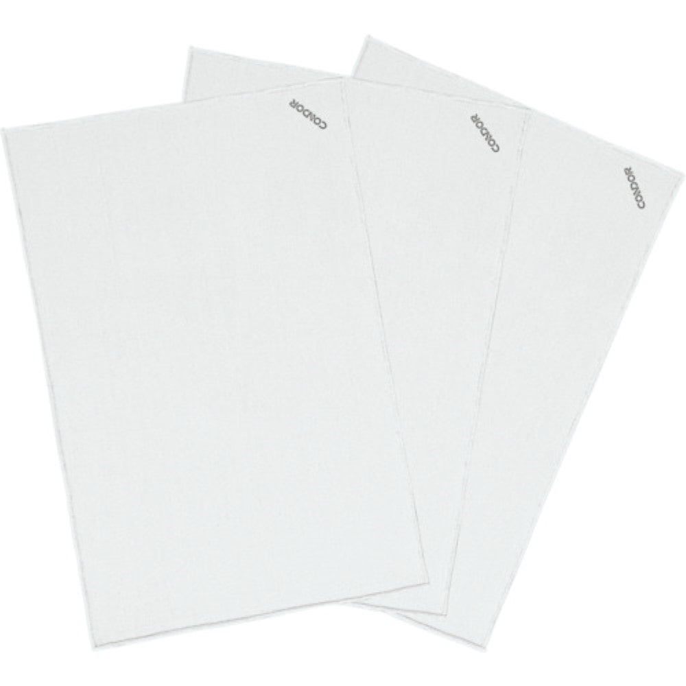 ■コンドル　（雑巾）マイクロファイバークロス　３枚入り　白　DU578-000X-MB-W DU578-000X-MB-W