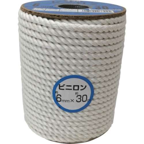 ■ユタカ　ビニロンロープボビン巻　６Φ×３０ｍ　RV4