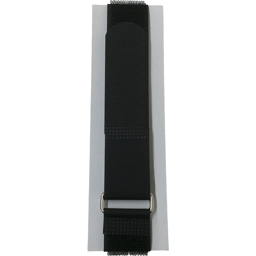 ユタカメイク マジックテープ 万能バンドゴム無し 25mm×40cm 環付 ブラック G106