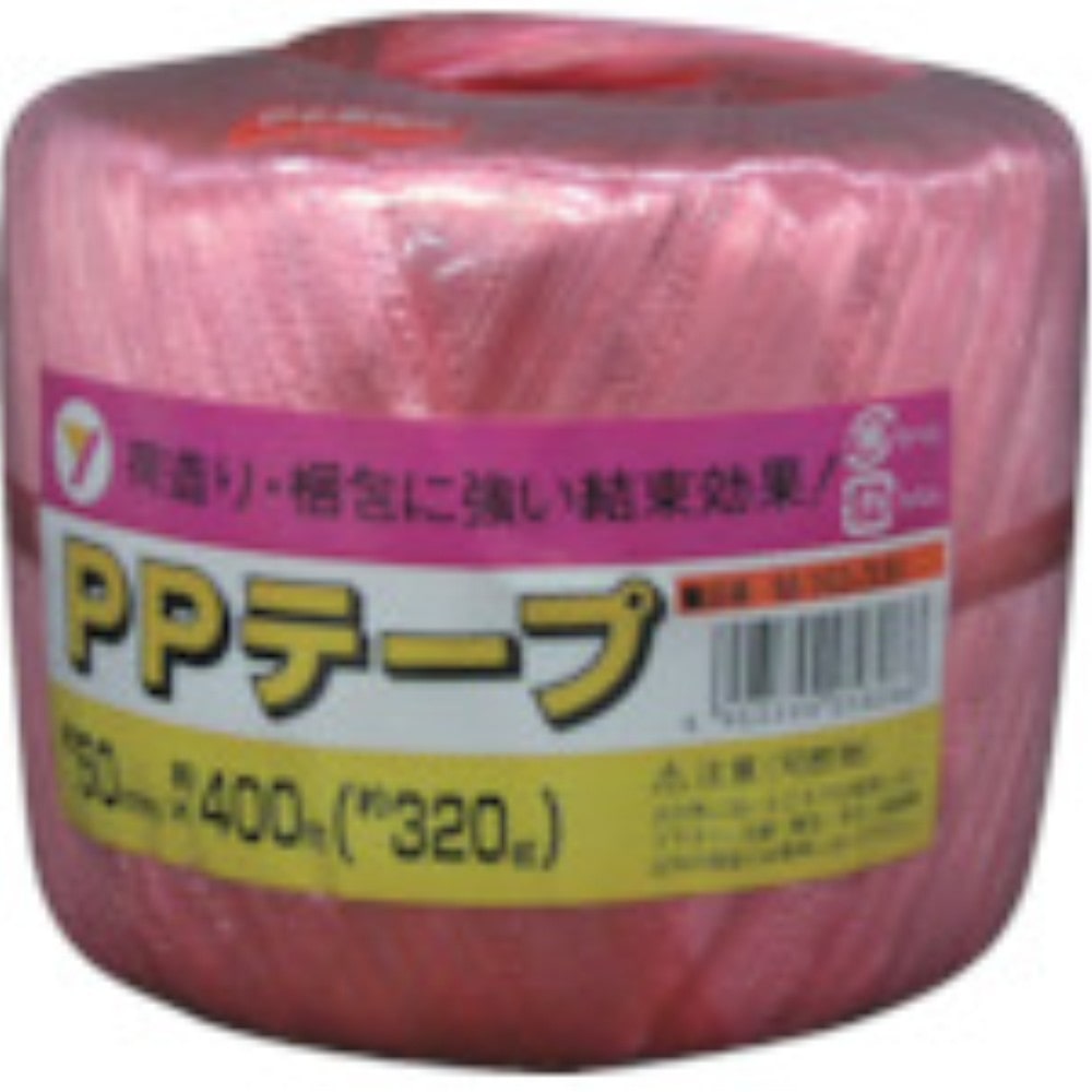 ユタカメイク 荷造り紐 PPテープ玉 約50mm×約400m M-163