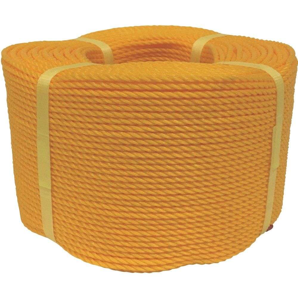 ユタカメイク ロープ PEロープ巻物 3φ×200m イエロー PE-70