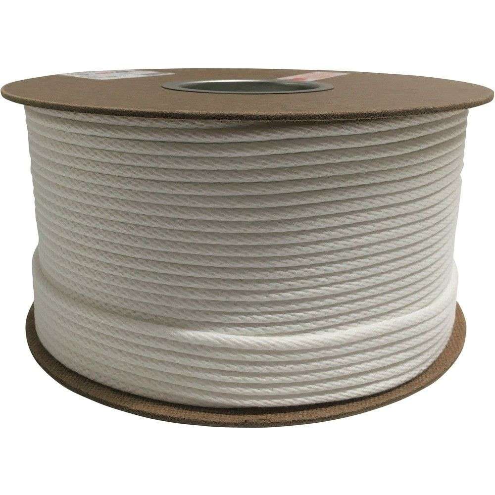 ユタカメイク ロープ ポリエステル金剛打ドラム巻 5mm×1m