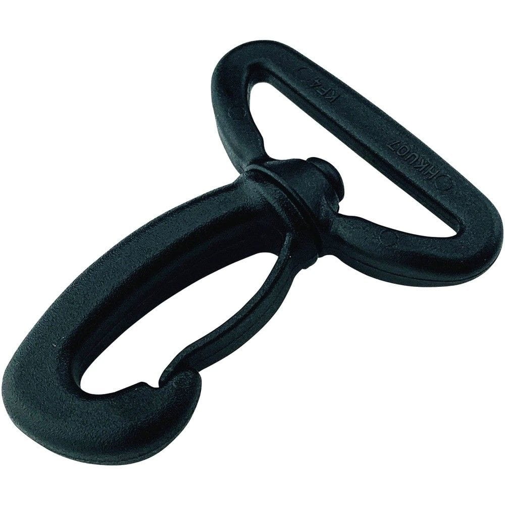 ユタカメイク 平ベルト金具 回転ナスカン 流線型 30mm幅用 （1個入り） JND-130