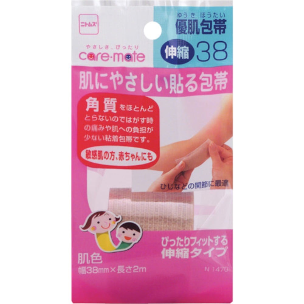■ニトムズ　優肌包帯・伸縮３８　Ｎ１４７０ N1470