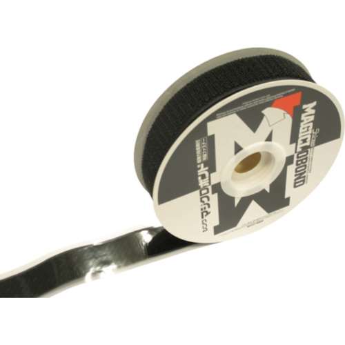 ■Ｓｈｉｎｗａ　マジクロボンド　メス　強粘着付　２５ｍｍ×５ｍ　黒　2W3L5UC-255-BK