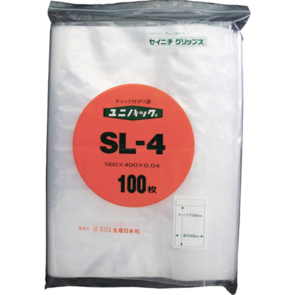セイニチ　「ユニパック」　ＳＬ－４　５６０×４００×０．０４　１００枚入　SL-4 SL-4