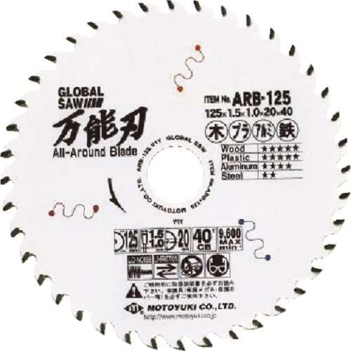 ■モトユキ　グローバルソー万能刃　ARB165
