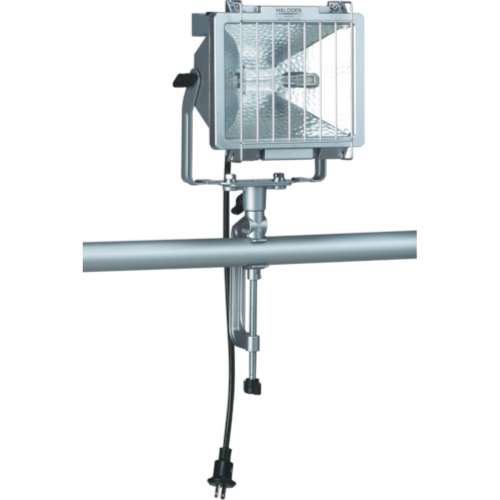 ■ハタヤ　防雨型ハロゲンライト　５００Ｗ　１００Ｖ電線０．６ｍ　バイス付　PH500N