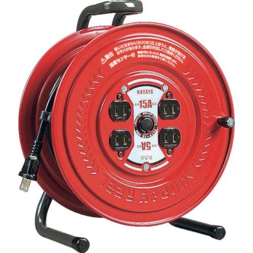■ハタヤ　サンデーリール　単相１００Ｖ　１．２５ＳＱ　２０ｍ　温度センサー付　S20S