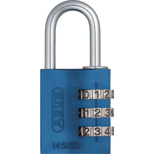 ■ＡＢＵＳ　ナンバー可変式南京錠　１４５‐３０　ブルー　145-30-BL