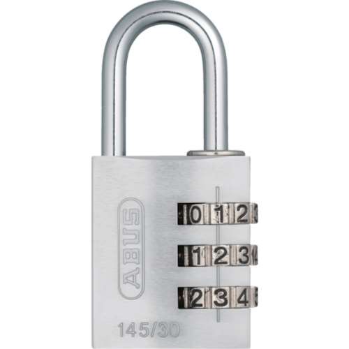 ＡＢＵＳ　ナンバー可変式南京錠　１４５‐３０　シルバー　145-30-SI
