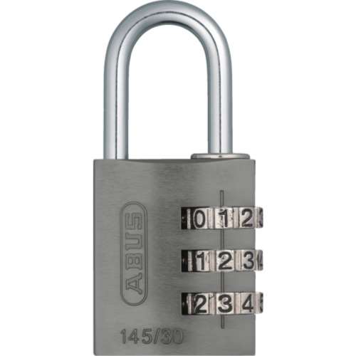 ■ＡＢＵＳ　ナンバー可変式南京錠　１４５‐３０　チタニウム　145-30-TI