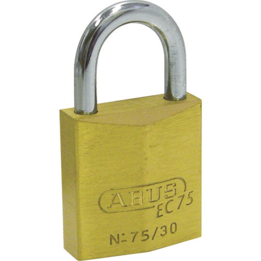 ■ＡＢＵＳ　真鍮南京錠　ＥＣ７５－５０　ディンプルシリンダー　同番　EC75-50-KA EC75-50-KA