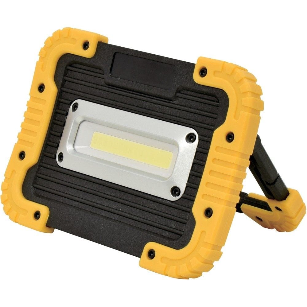 日動工業 充電式LEDフラットスタンドライト マグネット付 ワイド LFS-10CHMG-W
