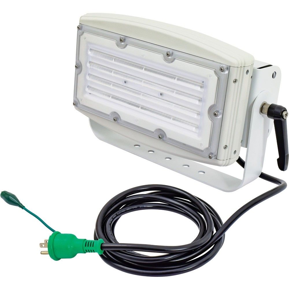 日動工業 スクエアライト100W 電源装置一体型 昼白色 投光器型 ワイド LEIS-100D-JW50K
