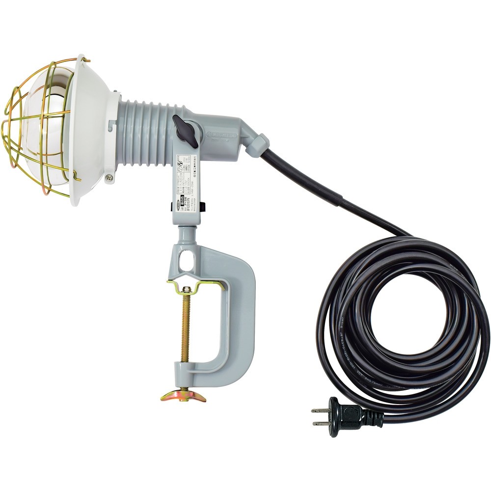 日動工業 レフ球投光器 100V 200W 5m アースなし AF-205 100V