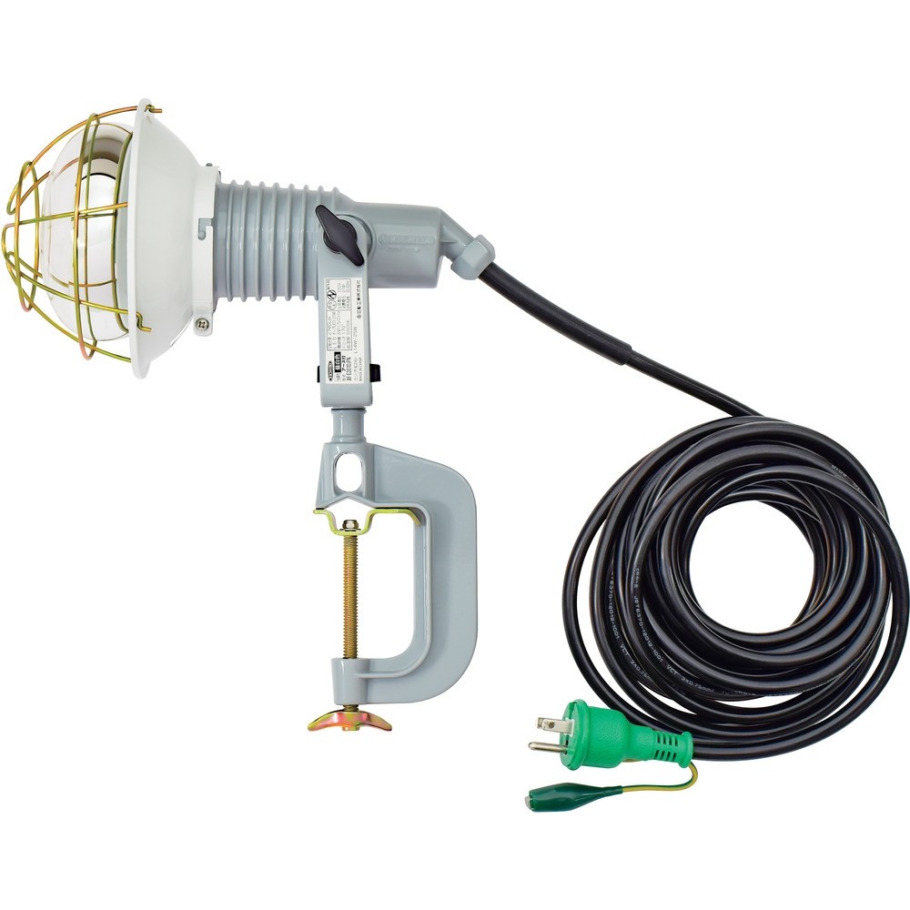 日動工業 レフ球投光器 100V 200W 10m アース付 AF-E210 100V