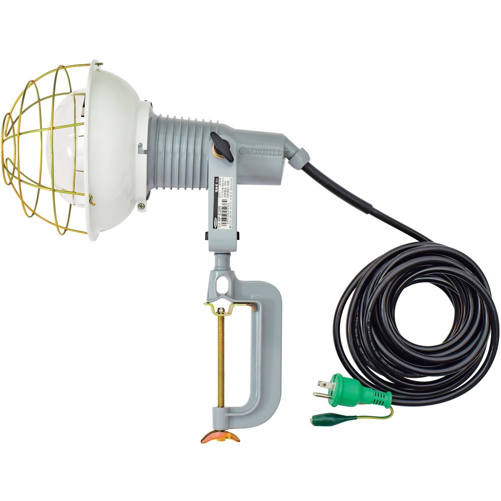 日動工業 レフ球投光器 100V 300W 10m アース付 AF-E310 100V