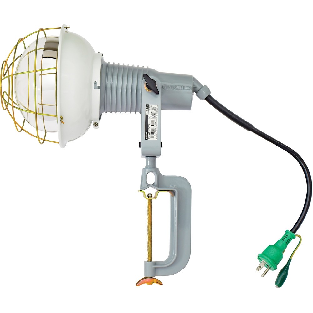 日動工業 レフ球投光器 100V 500W 0.3m アース付 AF-E500 100V