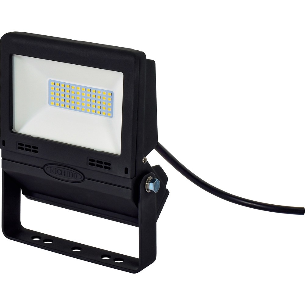 日動工業 LED投光器 常設用フラットライト20W 黒 LJS-FH20D-BK50K