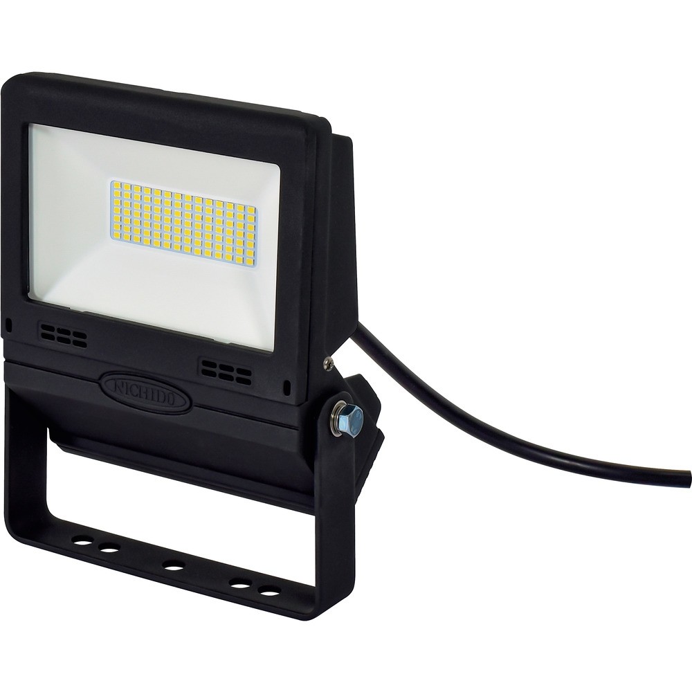 日動工業 LED投光器 常設用フラットライト30W 黒 LJS-FH30D-BK50K