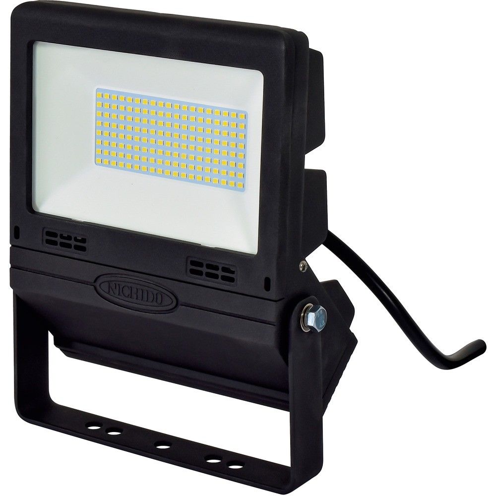 日動工業 LED投光器 常設用フラットライト50W 黒 LJS-FH50D-BK50K