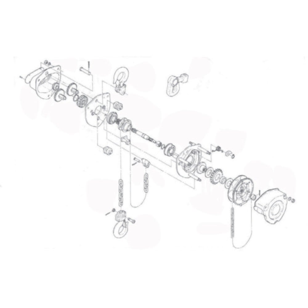 ■キトー　ＣＢ０１０用部品　クサリピン　C3BA010-90411 C3BA010-90411