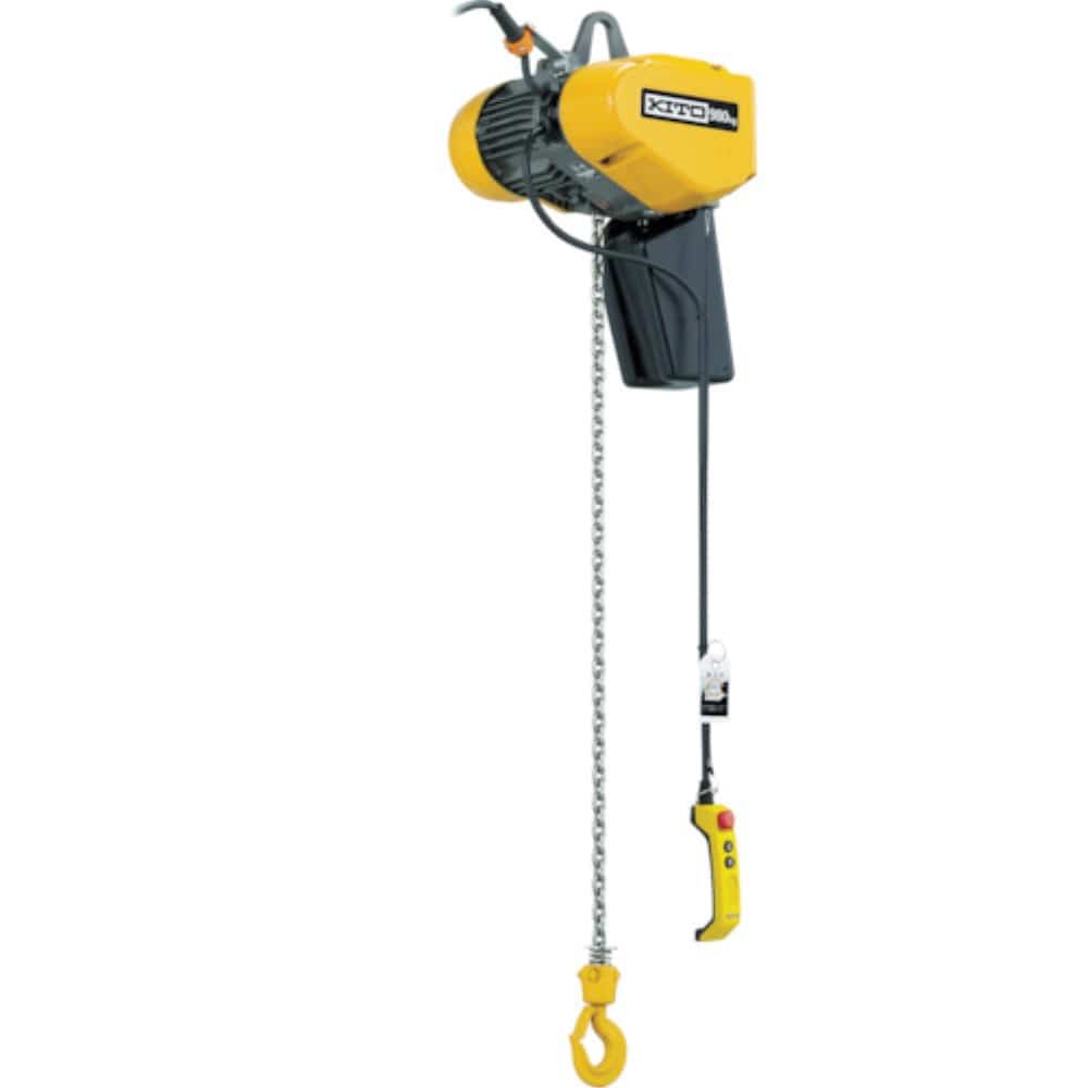 ■キトー　ＥＱ形電気チェーンブロック　懸垂形　４９０ｋｇ（ＩＳ）×４ｍ　EQ004IS EQ004IS