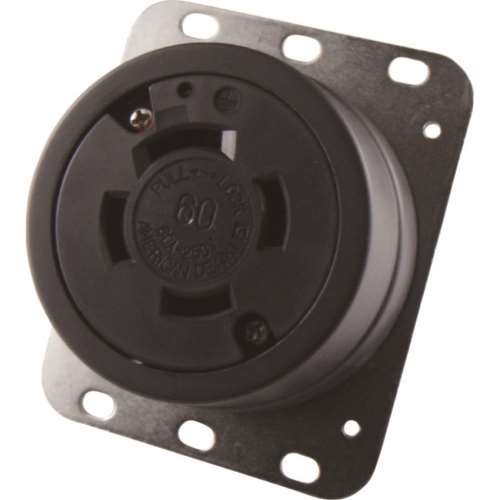 ■アメリカン電機　引掛形　埋込コンセント　接地３Ｐ６０Ａ２５０Ｖ　4620
