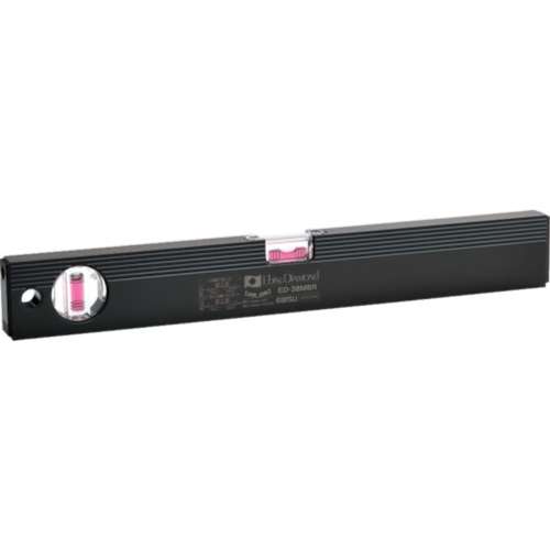 エビスダイヤモンド　磁石付ベーシックレベルブラック　３８０ｍｍ　ブラック／レッド　ED38MBR