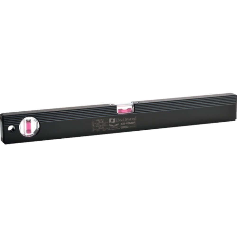 エビスダイヤモンド　磁石付ベーシックレベルブラック　４５０ｍｍ　ブラック／レッド　ED45MBR ED45MBR