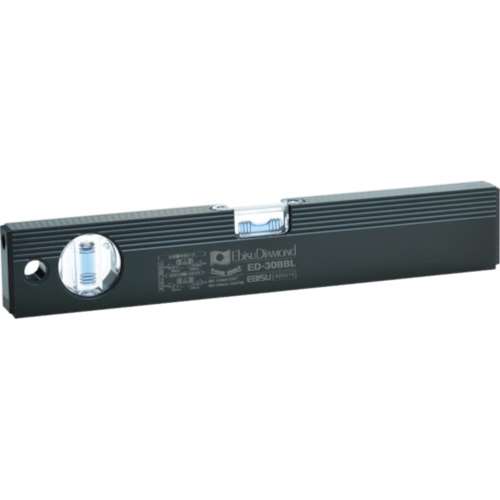 エビスダイヤモンド　磁石付ベーシックレベルブラック　３００ｍｍ　ブラック／ブルー　ED30MBBL