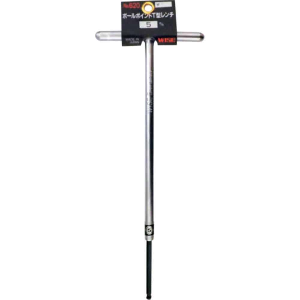 ワイズ　ボールポイントＴ型レンチ５ｍｍ　620-50 620-50
