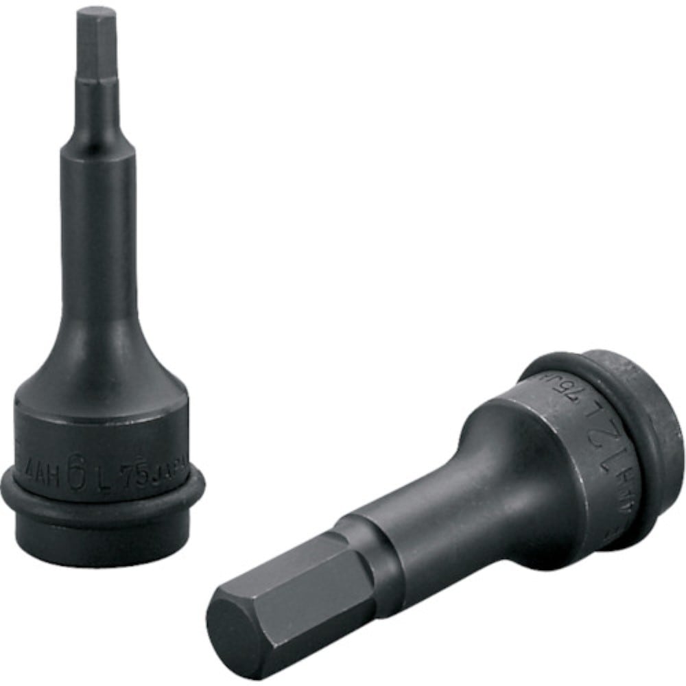 ■ＴＯＮＥ　インパクト用セミロングヘキサゴンソケット　６ｍｍ　4AH-06L75 4AH-06L75