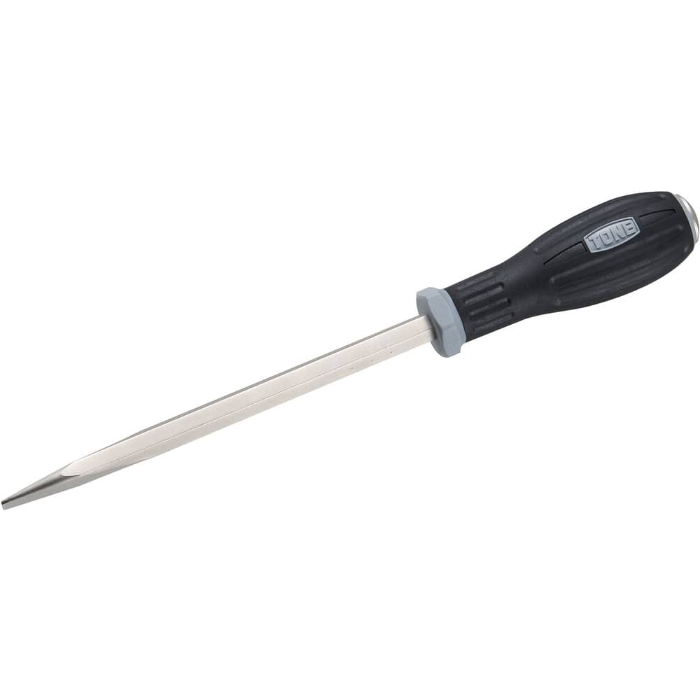 TONE 樹脂柄ドライバー パワーグリップ割柄ドライバー（貫通） 先端規格1.2×10mm PGYMD-150
