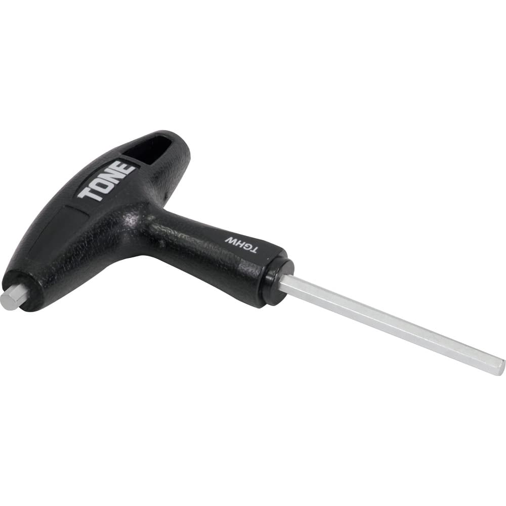 TONE 六角棒レンチ（T形） グリップヘキサゴンレンチ 対辺寸法5mm 全長158mm TGHW-05