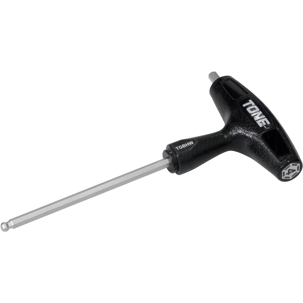 TONE ボールポイント六角棒レンチ（T形） グリップボールポイントヘキサゴンレンチ 対辺寸法4mm TGBHW-04