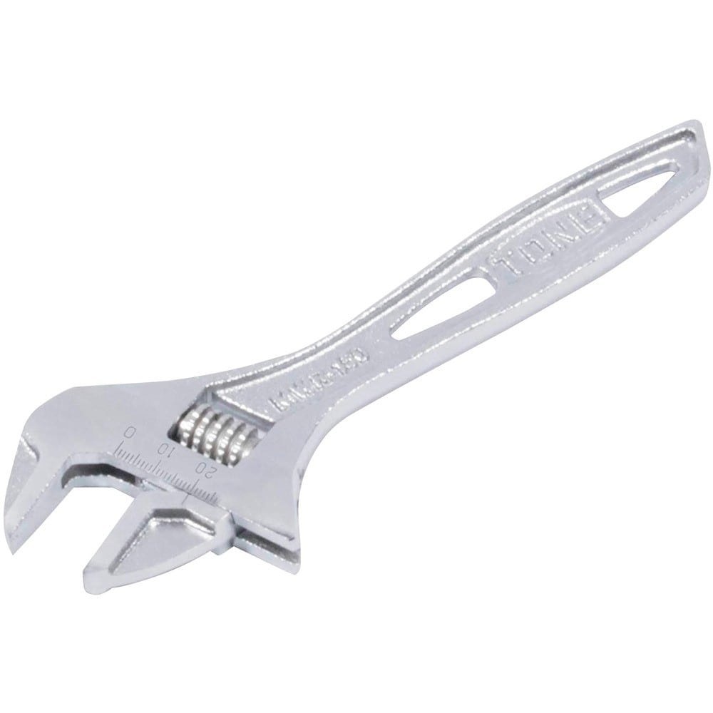 TONE ハイパーウォームモンキレンチ（目盛付） 全長150mm MWR-150