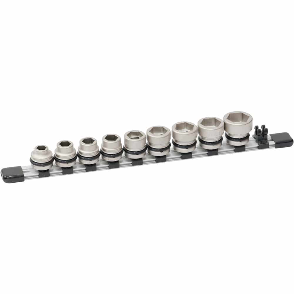 TONE インパクト用ショートソケットセット 差込角12.7mm 6角 HNV409SS