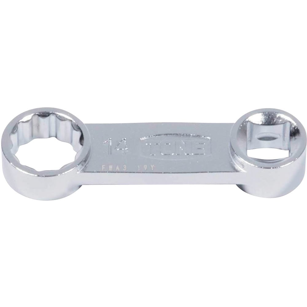 TONE ソケットアダプター オフセットめがねアダプター 差込角9.5mm 全長70mm 対辺寸法14mm FWA3-14