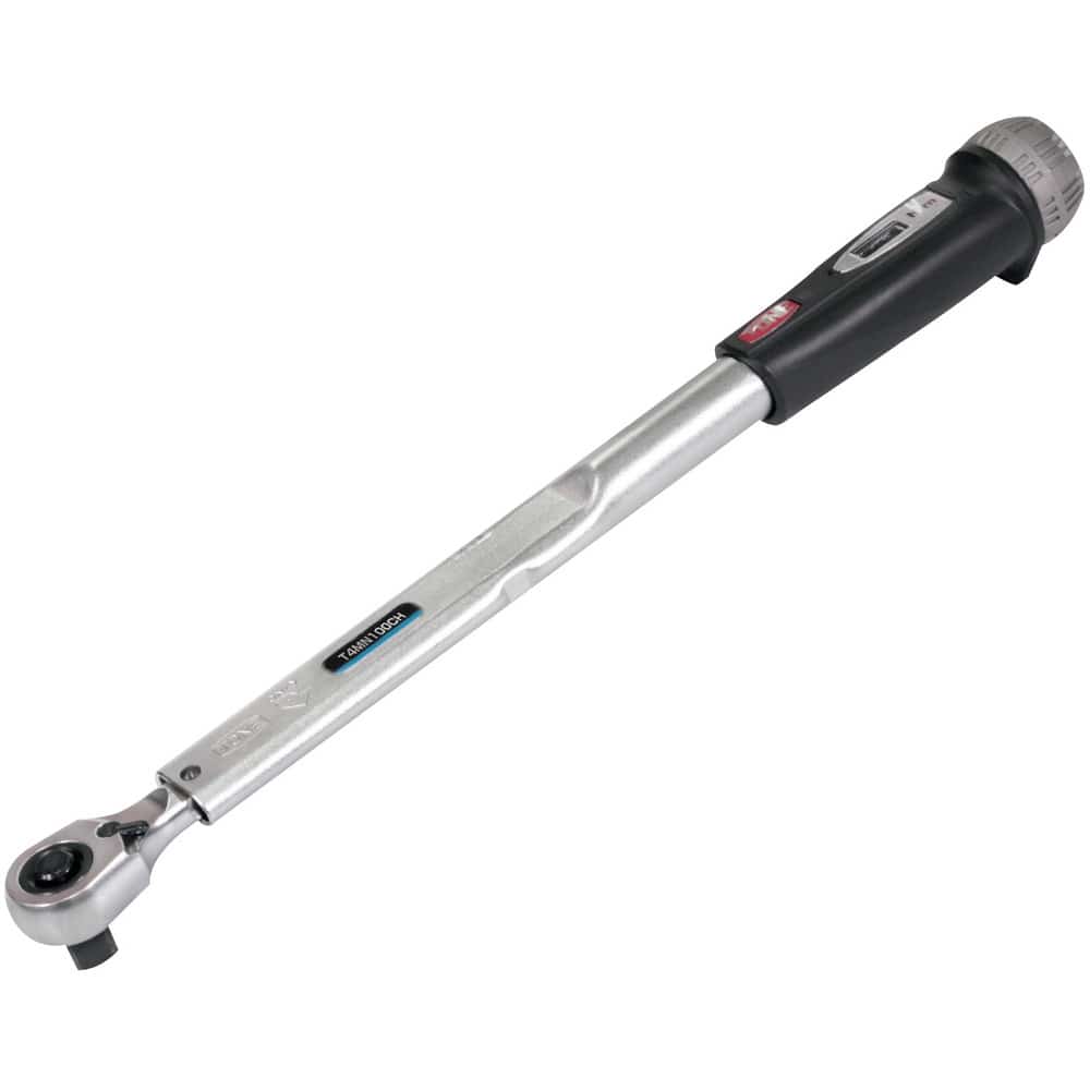 TONE プレセット形トルクレンチ（ダイレクトセット・コンパクトヘッドホールドタイプ） トルク調整範囲20～100N・m 差込角12.7mm T4MN100CH-QL