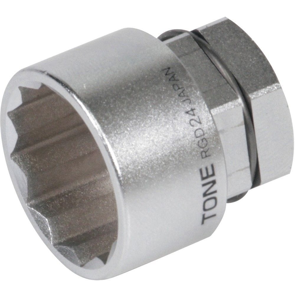 TONE ソケット（12角・めがね用） 対辺寸法24mm 全長32mm RGD-24