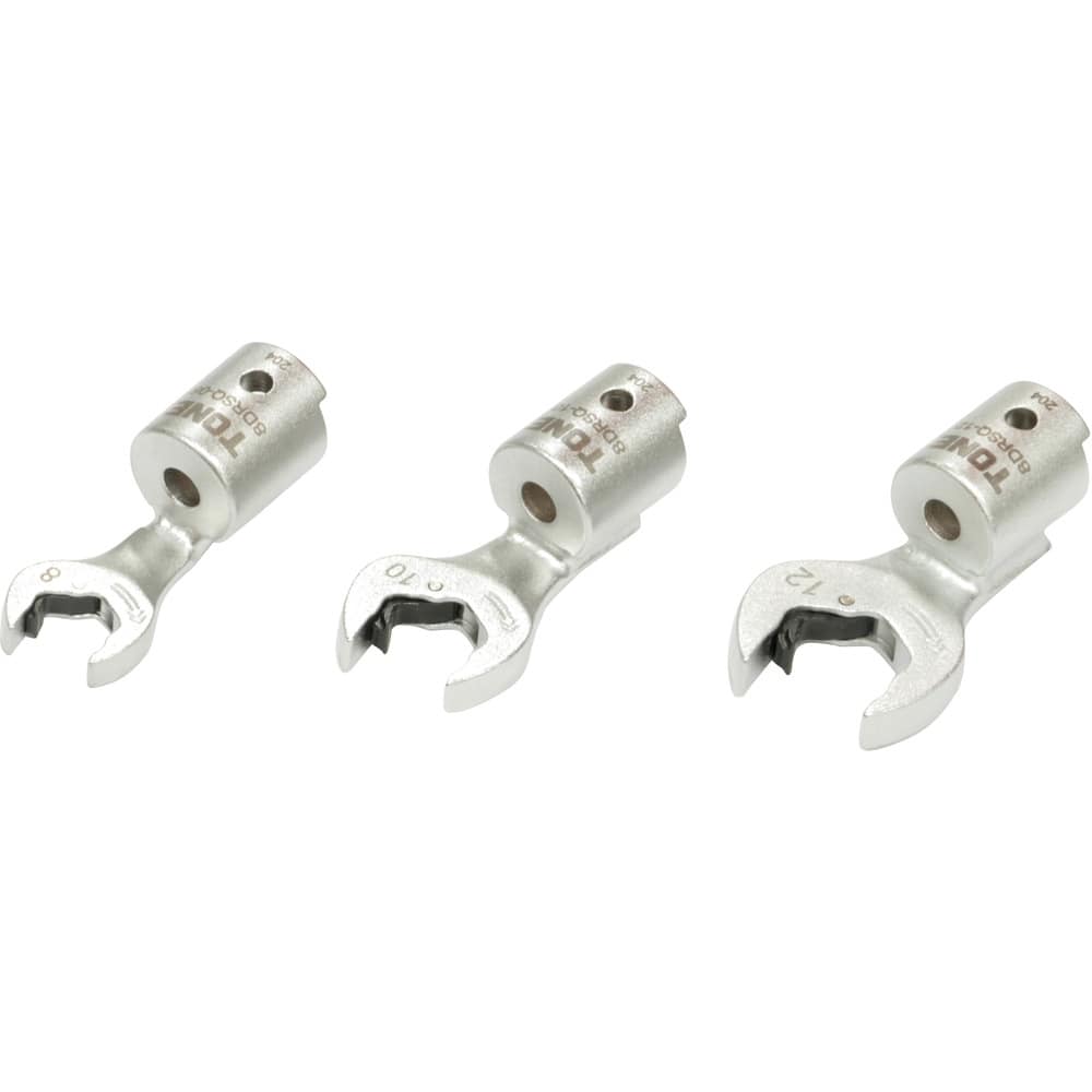 TONE 差替式トルクレンチ用交換クイックスパナヘッドセット T8Dシリーズ 3点セット 8DRSQ30
