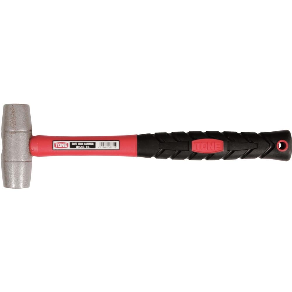 TONE アルミハンマー 軟鉄ハンマー 全長375mm BHAS-20