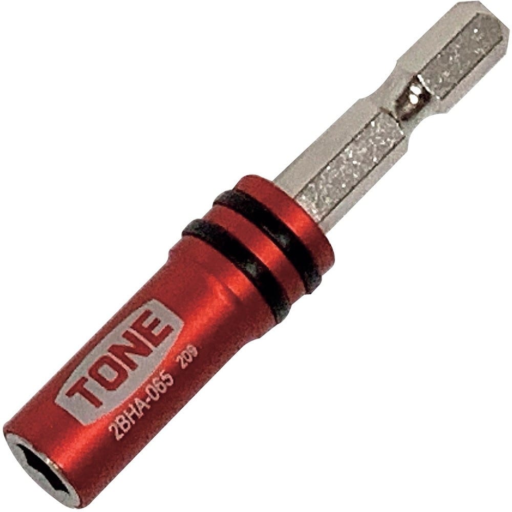 TONE 電動ドリル用ビットホルダー 差込角6.35mm 全長65mm 2BHA-065