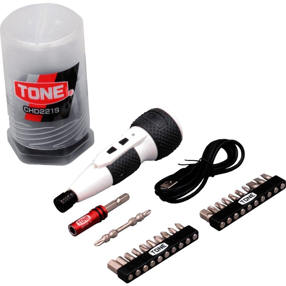 TONE ハイブリッド電動ドライバーセット CHD221S
